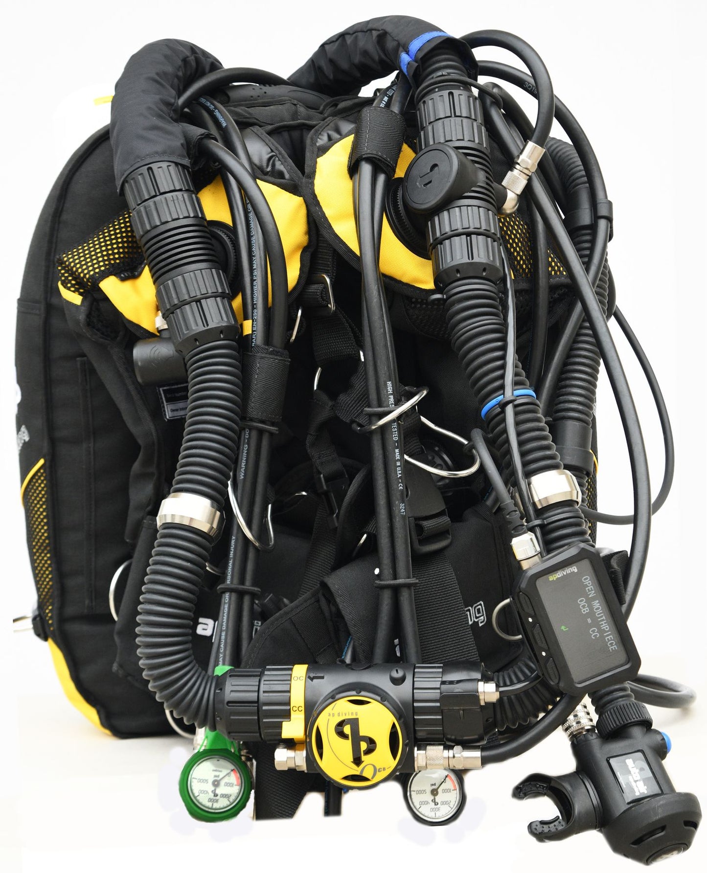 Tek/Travel Frame w/ Cam Strap Brackets| AP Diving | Silent Diving | Scuba Rebreather
