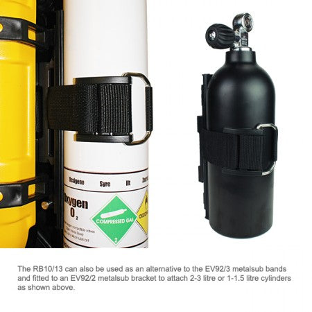 OFF-BOARD WEBBING CAMBAND (100-130MM CYLINDERS)| AP Diving | Silent Diving | Scuba Rebreather