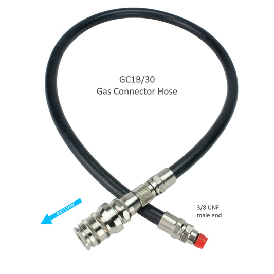 FEMALE GAS CONNECTOR HOSE 30"   GC1B/30  *NEW