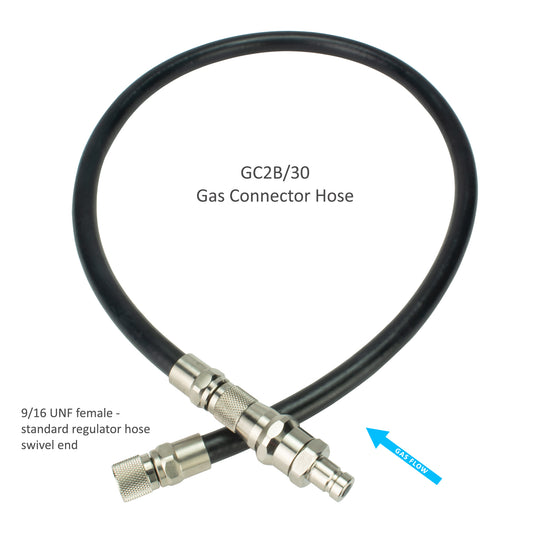 GCS HOSE 30" - MALE FITTING TO 2ND STAGE END - SERIES B - 2024 ON  *NEW