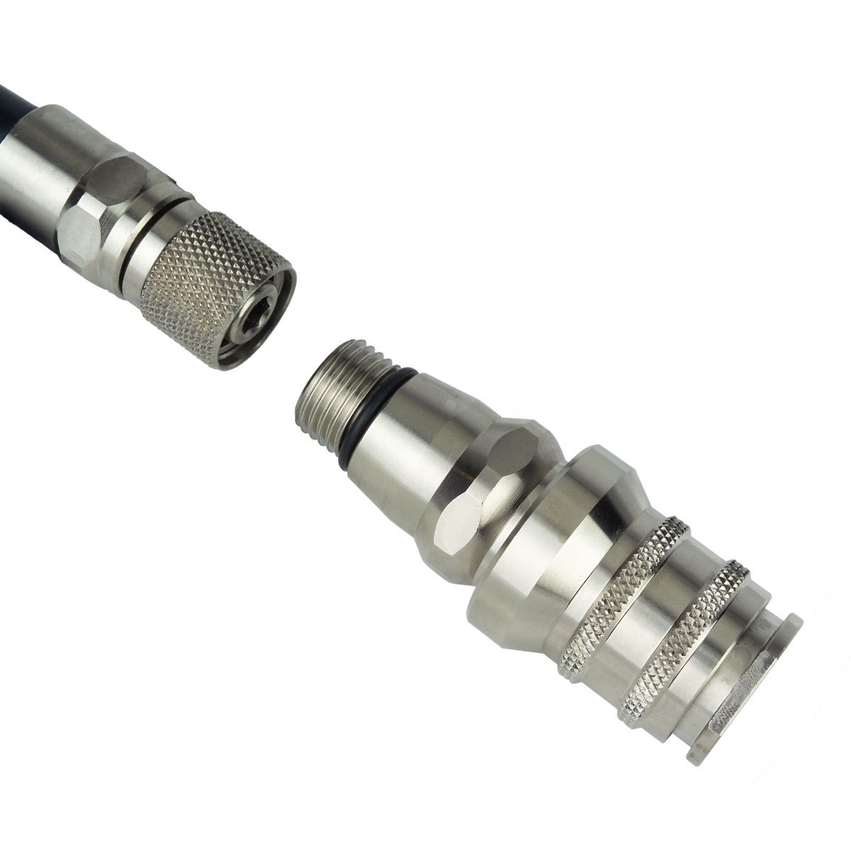 FEMALE GAS CONNECTOR HOSE END (WITH 9/16