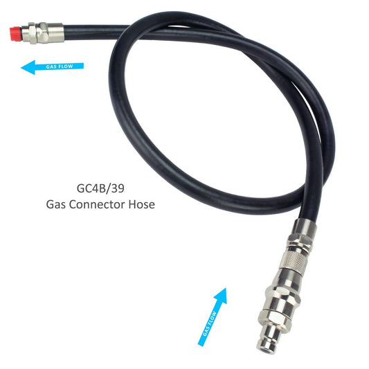 GC4B/39 GAS CONNECTOR HOSE (39") - MALE FITTING TO 1ST STAGE END - SERIES B - 2024 ON