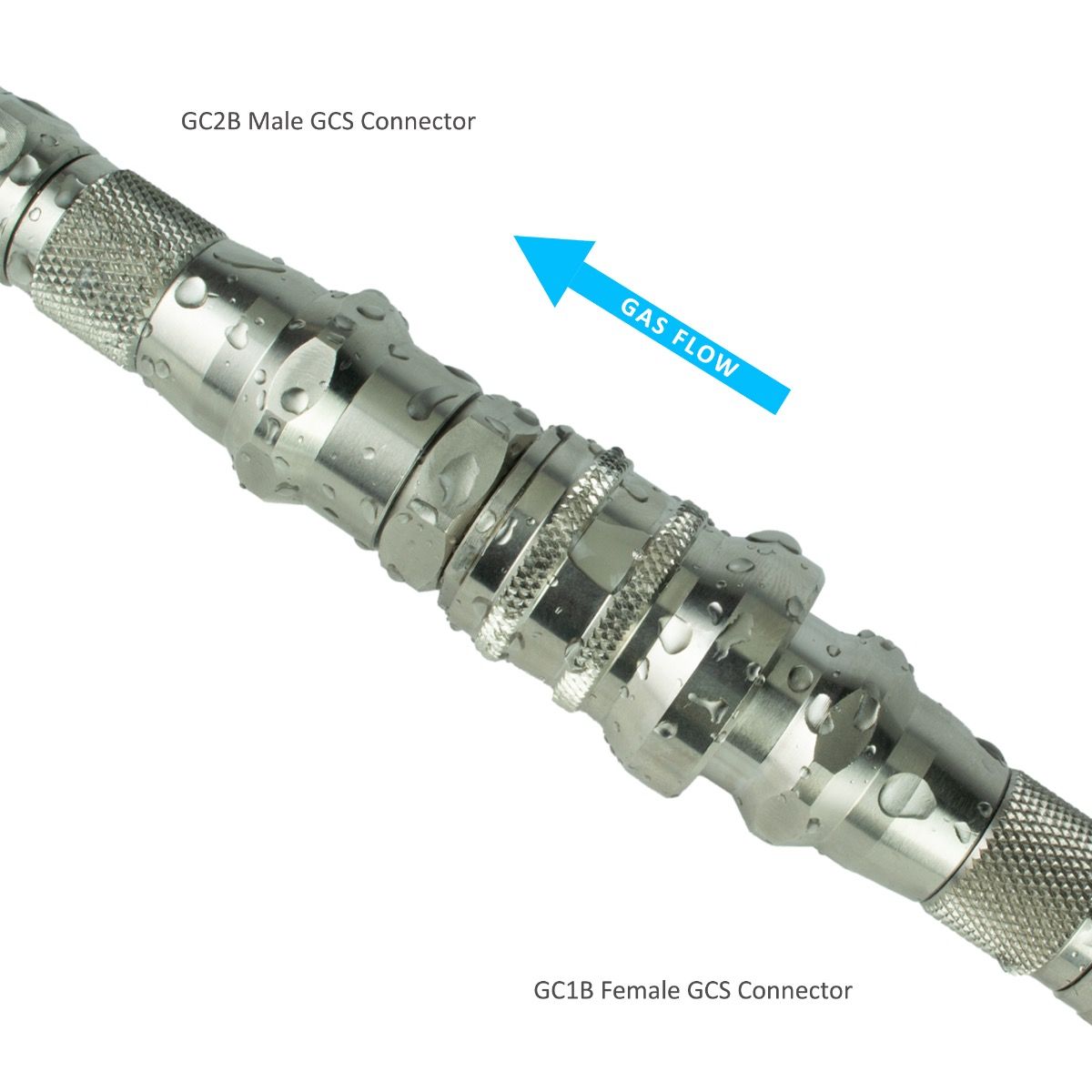 MALE GAS CONNECTOR HOSE END (WITH 9/16