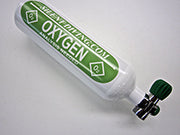 2 L Oxygen Cylinder with valve| AP Diving | Silent Diving | Scuba Rebreather