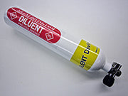 3 L Diluent Cylinder with Valve| AP Diving | Silent Diving | Scuba Rebreather