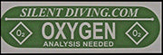 SD Oxygen Tank Decal| AP Diving | Silent Diving | Scuba Rebreather