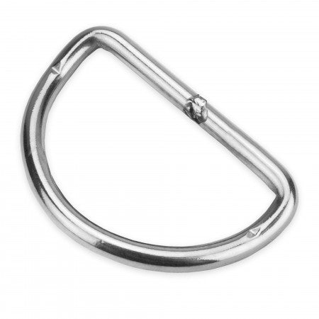 50MM D-RING - STAINLESS STEEL (PRE-BENT)| AP Diving | Silent Diving | Scuba Rebreather