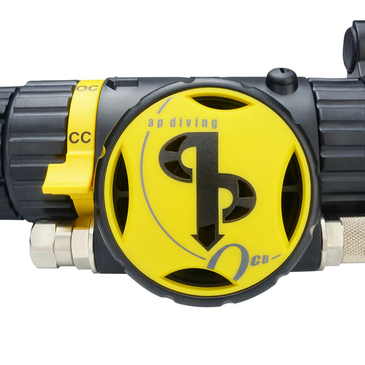 Open Circuit Bailout Mouthpiece OC/CC Lever with single-handed operation| AP Diving | Silent Diving | Scuba Rebreather