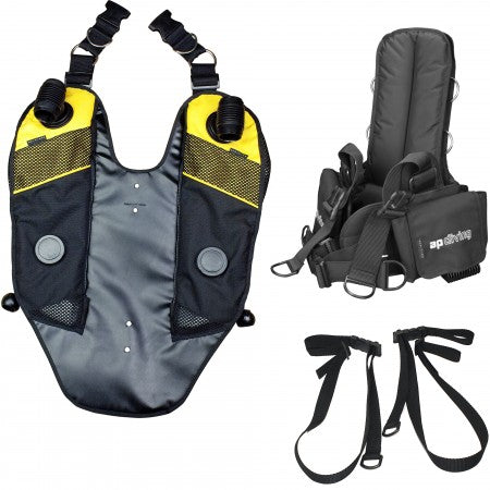 Back Mounted Counterlungs| AP Diving | Silent Diving | Scuba Rebreather